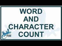 Video thumbnail for Word and character count in Microsoft Word