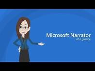Video thumbnail for Microsoft Narrator – At a Glance