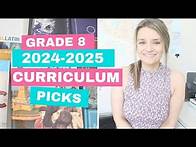 Video thumbnail for HOMESCHOOL CURRICULUM CHOICES GRADE 8 | Homeschool curriculum | Generations, Notgrass, & more!