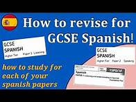 Video thumbnail for How to revise for GCSE Spanish!