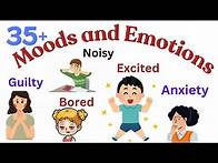 Video thumbnail for 35+Mood and Emotions | kids learn english vocabulary words | English language learn with pictures