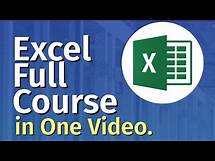 Video thumbnail for Microsoft Excel Tutorial for Beginners | Excel Training | FREE Online Excel course