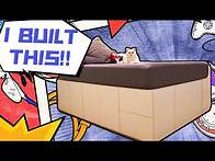 Video thumbnail for Minimalist IKEA Platform Bed with Storage and Drawers | DIY, Hack, Renter-Friendly Bedroom Makeover