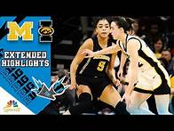 Video thumbnail for HIGHLIGHTS: Michigan vs. Iowa, Caitlin Clark | Big Ten Women's Basketball | 2/15/2024 | NBC Sports