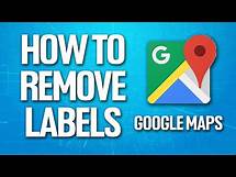 Video thumbnail for How To Remove Labels On Google Maps Tutorial