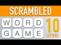 Video thumbnail for Scrambled Word Games - Guess the Word Game (10 Letter Words)