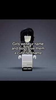 Video thumbnail for Roblox Nickname Ideas: Give Me a Cute Name!