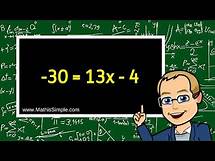 Video thumbnail for Solving Two-Step Equations | Expressions & Equations | Grade 7