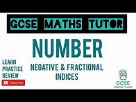 Video thumbnail for Negative and Fractional Indices (Higher Only) | GCSE Maths Tutor