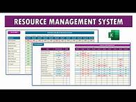 Video thumbnail for STEP by STEP Simple but Powerful Resource Allocation Planner for Tasks and Projects