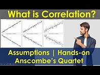 Video thumbnail for What is Correlation? | Pearson's Correlation Coefficient & its Interpretation