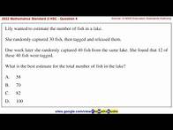 Video thumbnail for 2022 Maths Standard 2 HSC Q4 Estimate population of fish using capture-recapture method