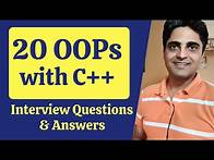 Video thumbnail for 20 OOPs with C++ Interview Questions & Answers - Object Oriented Programming Interview for Placement
