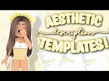 Video thumbnail for *FREE COPY & PASTE* Aesthetic Description Templates | aurilia