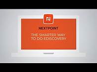 Video thumbnail for Nextpoint Cloud-Based Ediscovery Software