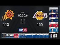 Video thumbnail for Suns @ Lakers | NBA Playoffs on TNT Live Scoreboard