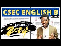 Video thumbnail for CSEC English B Paper 1 January 2024 ANSWERS + EXPLANATIONS