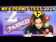 Video thumbnail for MVA Permit Test 2025 | MVA Permit Practice Test | Online Questions and Answers 2