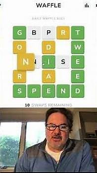 Video thumbnail for Play Waffle! [Crazy Wordle Game] #shorts