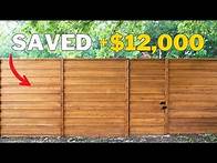 Video thumbnail for Paying to have a new fence built is expensive! Do this instead.