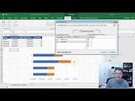 Video thumbnail for Microsoft Excel Timeline Gantt Chart