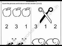 Video thumbnail for Free Download Nursery maths count and circle the right numbers worksheets