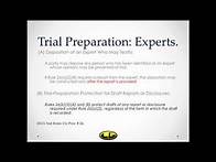 Video thumbnail for Expert Witnesses & Written Reports