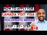 Video thumbnail for How To Apply For CANADA VISITOR VISA in 2024 | Canada immigration 2024 | Canada Tourist Visa STEPS