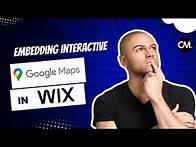 Video thumbnail for Embedding Interactive Google Maps on Wix Studio with Address Input