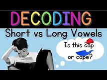 Video thumbnail for Decoding: Short vowels vs Long vowels {Word Solving}