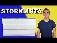 Video thumbnail for STORKLINTA 6 Drawer Dresser IKEA Tutorial