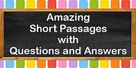 Video thumbnail for Amazing 17 Short Passages with Questions: Huge Free Reading Comprehension Passages Pdf to Download