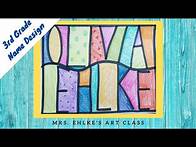 Video thumbnail for 3rd Grade Name Design