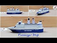 Video thumbnail for How to make Paper Ship|Easy Paper Model|Tutorial & Free Design Download|Crazymade