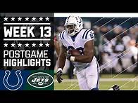 Video thumbnail for Colts vs. Jets | NFL Monday Night Football Week 13 Game Highlights