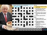 Video thumbnail for How To Solve A Stunning Cryptic Crossword