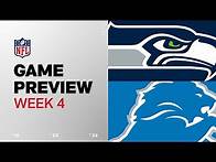 Video thumbnail for Seattle Seahawks vs. Detroit Lions | 2024 Week 4 Game Preview