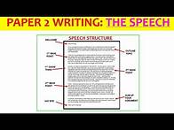 Video thumbnail for SPEECHES - Paper 2 writing exam (EDUQAS GCSE English Language)
