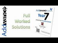 Video thumbnail for ⭐️ End of Year 7 Practice Test Solutions! ⭐️ Ace your exams! 😊➕ Addvance Maths!