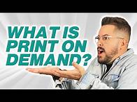 Video thumbnail for How Does Print On Demand Work? Everything You Need To Know In 2023