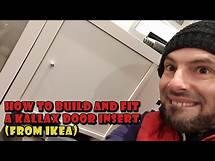 Video thumbnail for How to build and fit a kallax door insert from ikea