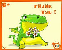 Video thumbnail for Thanks - Thank you - send free eCards from 123cards.com