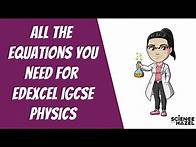 Video thumbnail for All The Physics Formulae You Need For IGCSE Edexcel | IGCSE Physics