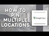 Video thumbnail for How To Pin Multiple Locations On Google Maps (Quick & Easy)