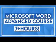 Video thumbnail for Microsoft Word 2019 Advanced Tutorial