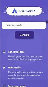 Video thumbnail for Namelix: AI-Powered Business Name Generator