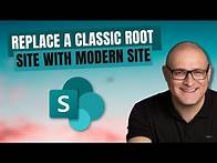 Video thumbnail for How to replace a classic root site with modern Communication Site in SharePoint Online