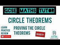 Video thumbnail for Proving the Circle Theorems | Grade 9 Maths Series | GCSE Maths Tutor