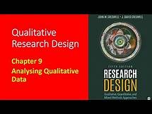 Video thumbnail for Research Design Creswell | Ch 9 Analyzing Qualitative Data