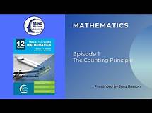 Video thumbnail for Mind Action Series Mathematics / Wiskunde: The Counting Principle Episode 1